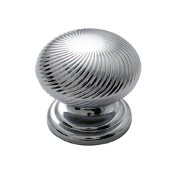 Carbonite Knob 1-1/4 inch Diameter Chrome