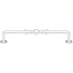 6 Inch Center To Center Spindle Cabinet Pull, Polished Chrome