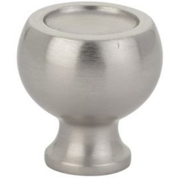 1-1/4 Inch Diameter Atomic Cabinet Knob, Satin Nickel