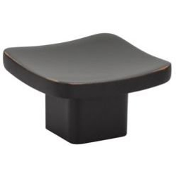 1-1/4 Inch Diameter Basin Cabinet Knob, Oil Rubbed Bronze