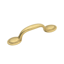 Manor House 3 Inch Center to Center Lancaster Hand Polished Cabinet Pull