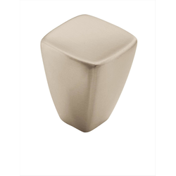 Clearance Sale, Creased Bow 7/8 Inch Diameter Satin Nickel Cabinet Knob