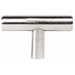 2 Inch Diameter Brass Bar Cabinet Knob, Polished Chrome