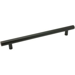 6 Inch Center to Center Brass Bar Cabinet Pull, Oil Rubbed Bronze