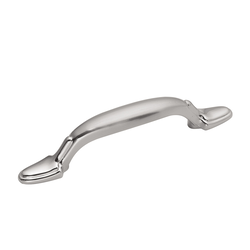 Tranquility 3 Inch Center to Center Satin Silver Cloud Cabinet Pull
