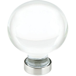1-1/4 Inch Diameter Bristol Cabinet Knob, Satin Nickel
