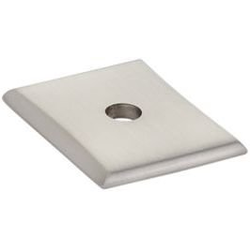 Neos Backplate for Cabinet Knob, Satin Nickel