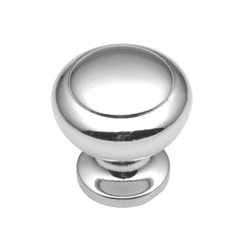 Eclipse 1-1/4 Inch Diameter Chrome Cabinet Knob
