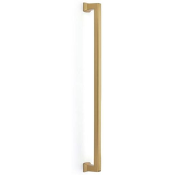 18 Inch Center to Center Brass Alexander Appliance Pull, Satin Brass