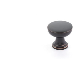 1-1/4 Inch Diameter Overland Cabinet Knob, Oil Rubbed Bronze