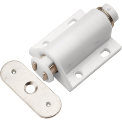 7/8 Inch Magic Touch Latch, White