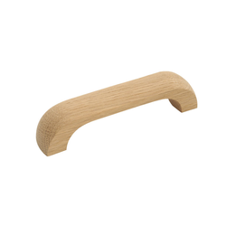 Natural Woodcraft Pull 3-3/4 inch Center to Center Unfinished Wood