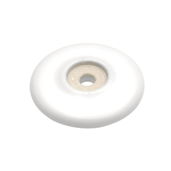 English Cozy Backplate 2-1/16 inch Diameter White