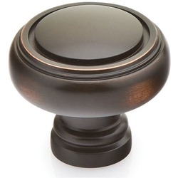1-1/4 Inch Diameter Norwich Cabinet Knob, Oil Rubbed Bronze