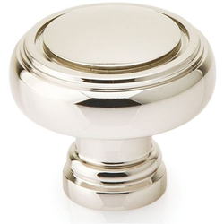1-1/4 Inch Diameter Norwich Cabinet Knob, Polished Nickel Lifetime