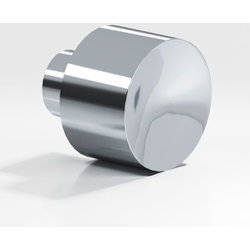 1 Inch Diameter 184 Series Cabinet Knob, Polished Chrome