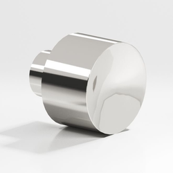 1-1/4 Inch Diameter 185 Series Cabinet Knob, Polished Nickel