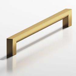 5 Inch Center to Center 745 Series Cabinet Pull, Satin Brass