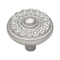 Silverado 1-1/4 Inch Diameter Satin Nickel Cabinet Knob