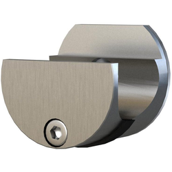Barn Door Rail Connector for Round Rail, Stainless Steel