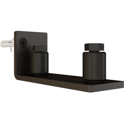 Adjustable Barn Door Stray Roller Floor Guide with Screws, Oil Rubbed Bronze
