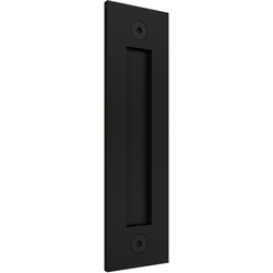 8-21/32 Inch (220 mm) Height Surface Mount Flush Barn Door Handle, Matte Black