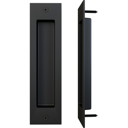 6-1/2 Inch (165 mm) Height Recessed Flush Barn Door Handle, Includes 1 Handle, Oil Rubbed Bronze
