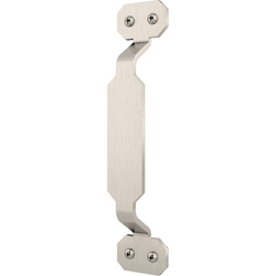 9 inch (227.9 mm) Height Octagon Barn Door Handle, Satin Nickel
