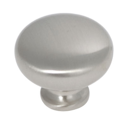 Cottage 1-1/4 Inch Diameter Satin Nickel Cabinet Knob