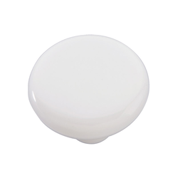 Midway Knob 1-1/2 inch Diameter White