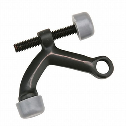 2-3/8 Inch Height Hinge Pivot Stop, Oil Rubbed Bronze