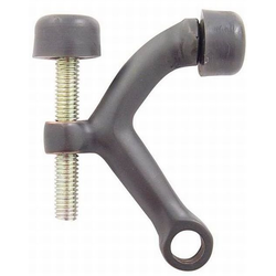 2-3/8 Inch Height Hinge Pivot Stop, Pewter