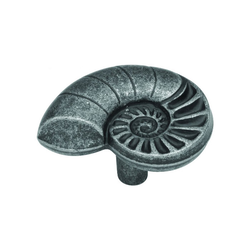 South Seas 1-1/2 Inch Diameter Vibra Pewter Cabinet Knob
