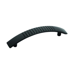 Metropolis 3-3/4 Inch Center to Center Matte Black Cabinet Pull