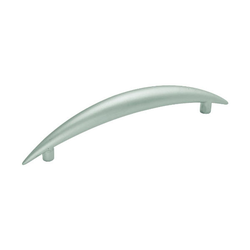 Metropolis 3-3/4 Inch Center to Center Pearl Nickel Cabinet Pull