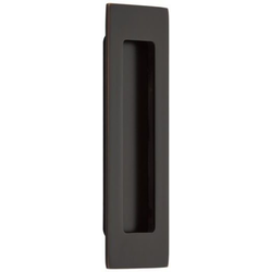 1-3/4 Inch Width x 6 Inch Height Modern Rectangular Flush Pull, Oil Rubbed Bronze
