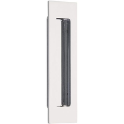 1-3/4 Inch Width x 6 Inch Height Modern Rectangular Flush Pull, Polished Chrome