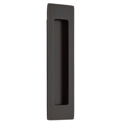 2 Inch Width x 7 Inch Height Modern Rectangular Flush Pull, Oil Rubbed Bronze