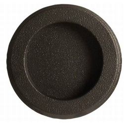 2-1/2 Inch Diameter Round Flush Pull, Oil Rubbed Bronze