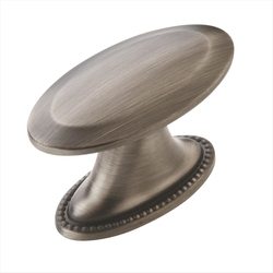Atherly 1-1/2 Inch Diameter Antique Silver Cabinet Knob