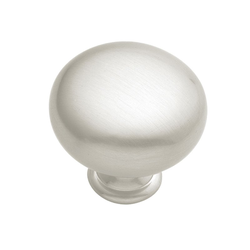 Manchester Knob 1-1/4 inch Diameter Satin Nickel