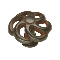 Charleston Blacksmith 1-1/2 Inch Diameter Rustic Iron Cabinet Knob