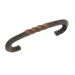 Charleston Blacksmith 3 Inch Center to Center Rustic Iron Cabinet Pull