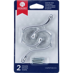 Utility Hook, Pair, Chrome
