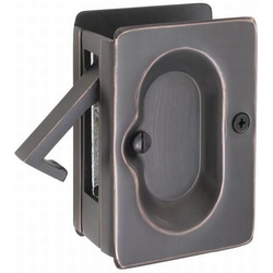 20% OFF 3-1/2 Inch Height Passage Pocket Door Lock, Oil Rubbed Bronze