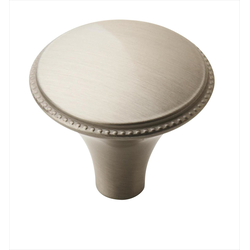 Clearance Sale, Atherly 1-3/16 Inch Diameter Satin Nickel Cabinet Knob