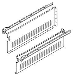 30% OFF Metabox Slide 6 inch Height x 20 inch Length, White