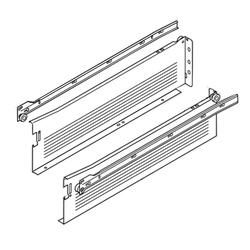 Metabox Slide 4-5/8 inch Height x 16 inch Length, White