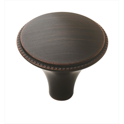 Clearance Sale, Atherly 1-3/16 Inch Diameter Oil Rubbed Bronze Cabinet Knob