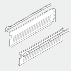 Metabox Slide 4-5/8 inch Height x 22 inch Length, White